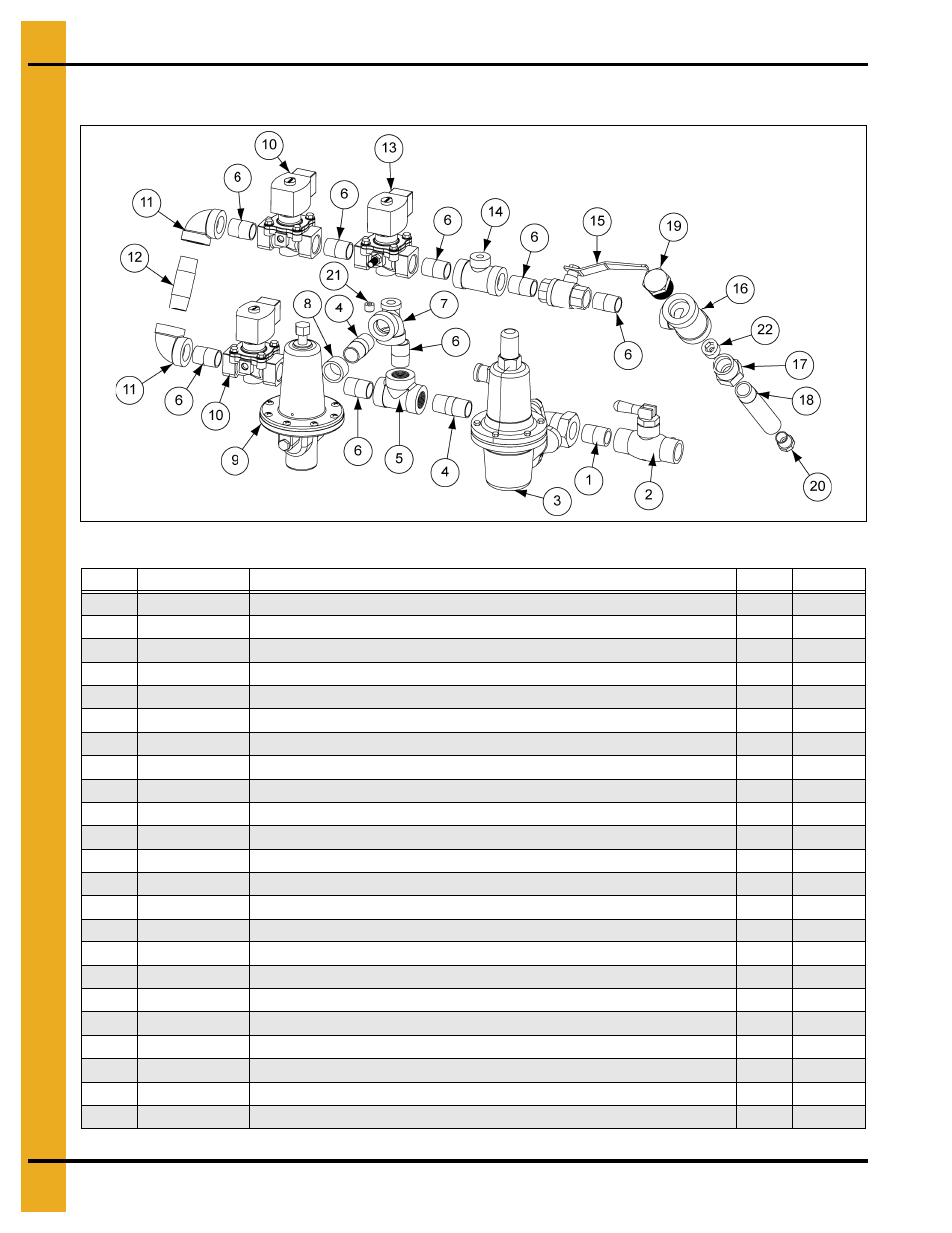 Parts list | Grain Systems PNEG-1775 User Manual | Page 38 / 42