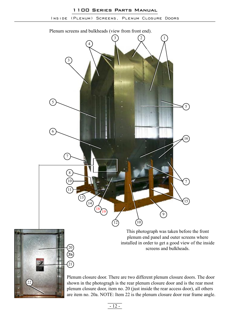 1100 series parts manual | Grain Systems PNEG-1363 User Manual | Page 12 / 75