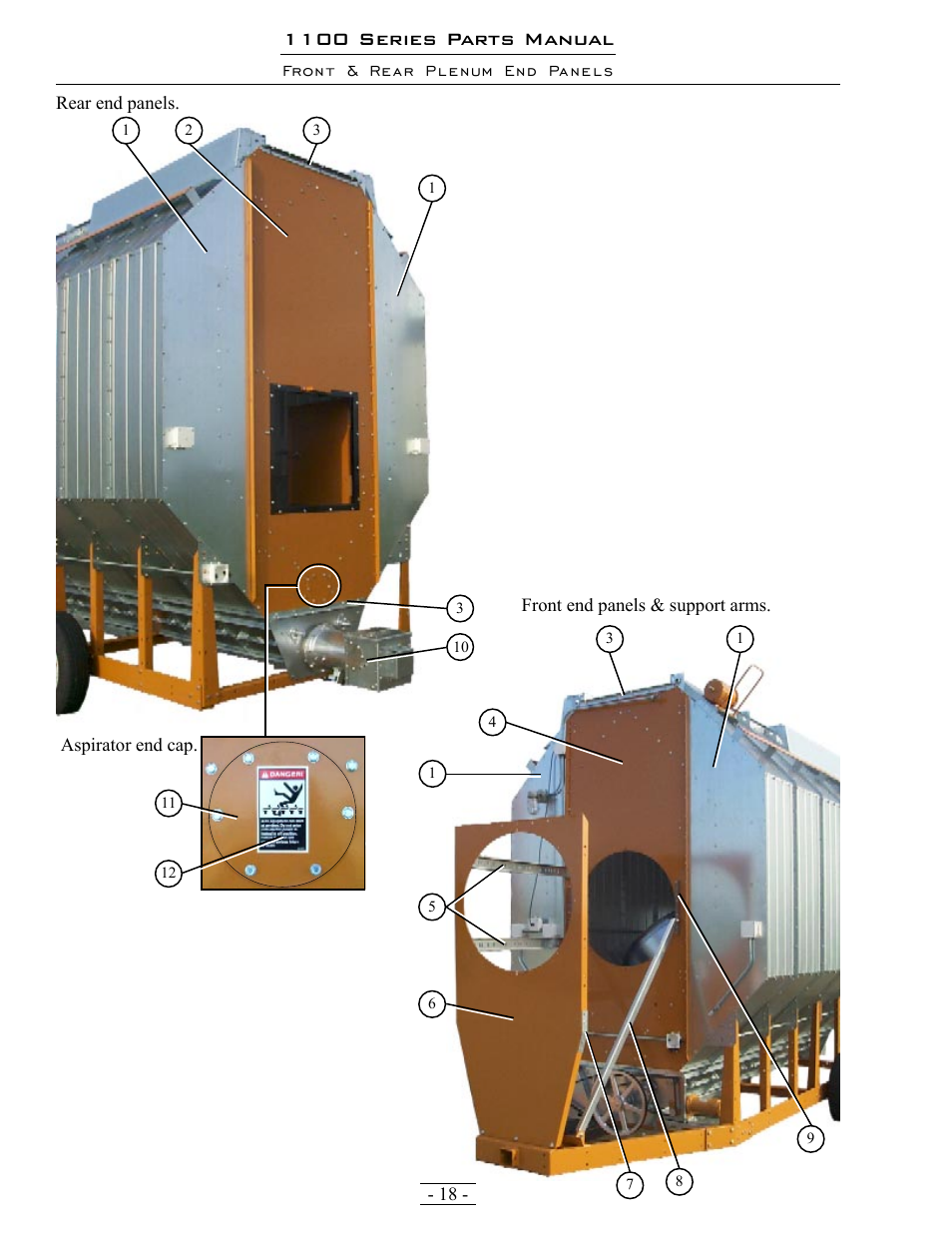 1100 series parts manual | Grain Systems PNEG-1363 User Manual | Page 18 / 75