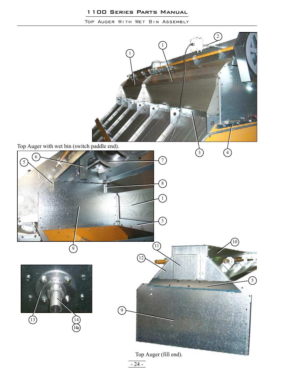 1100 series parts manual | Grain Systems PNEG-1363 User Manual | Page 24 / 75