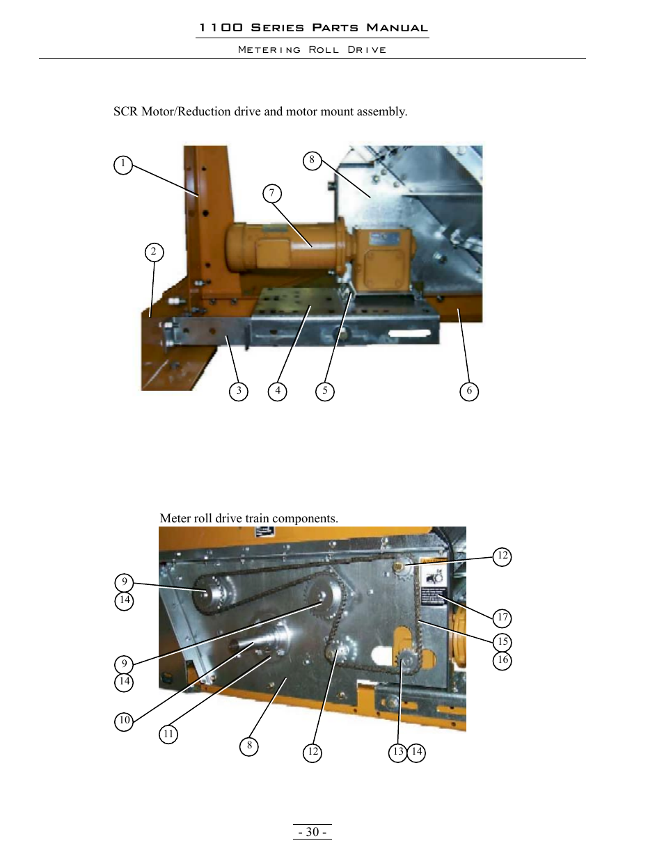 1100 series parts manual | Grain Systems PNEG-1363 User Manual | Page 30 / 75