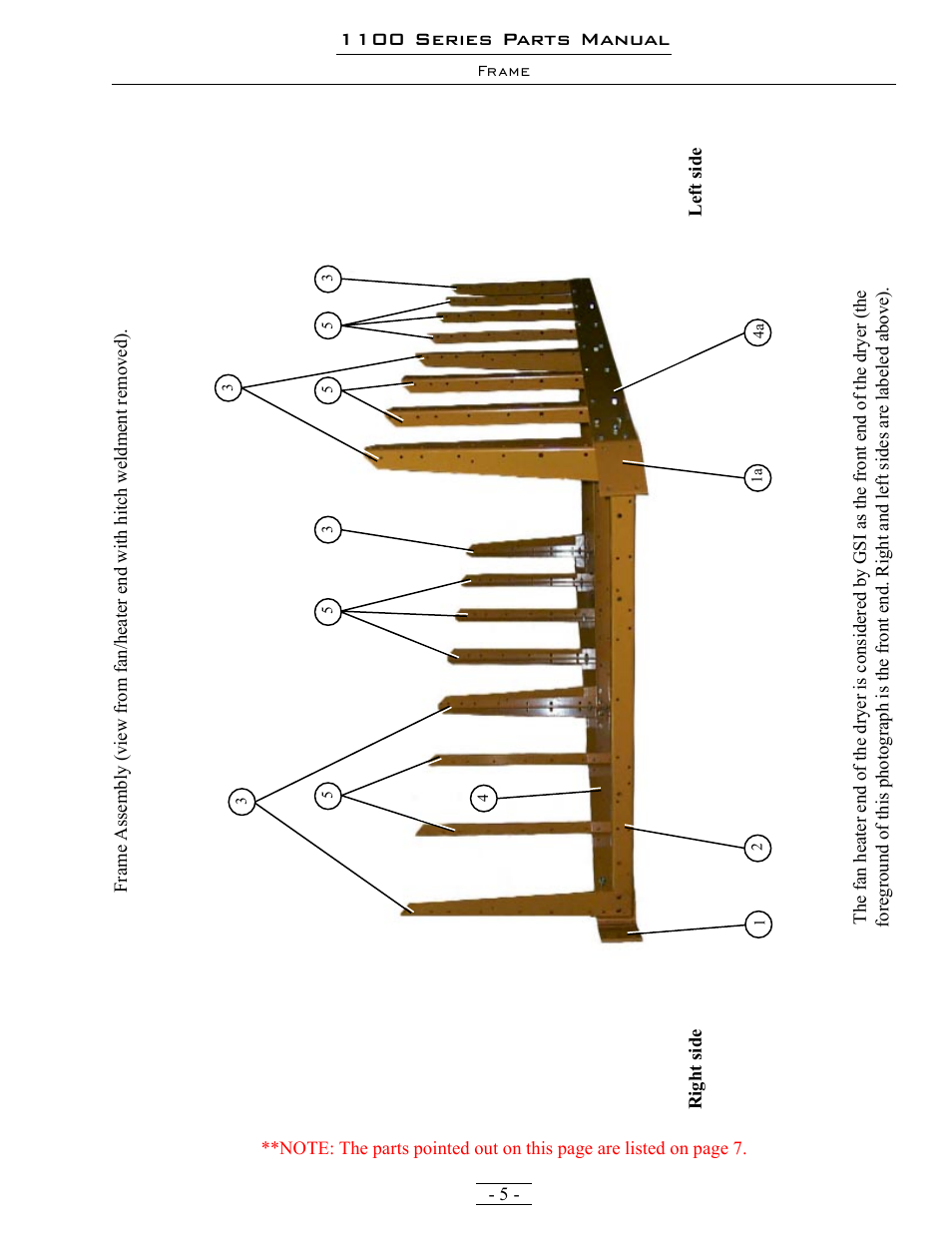 1100 series parts manual | Grain Systems PNEG-1363 User Manual | Page 5 / 75