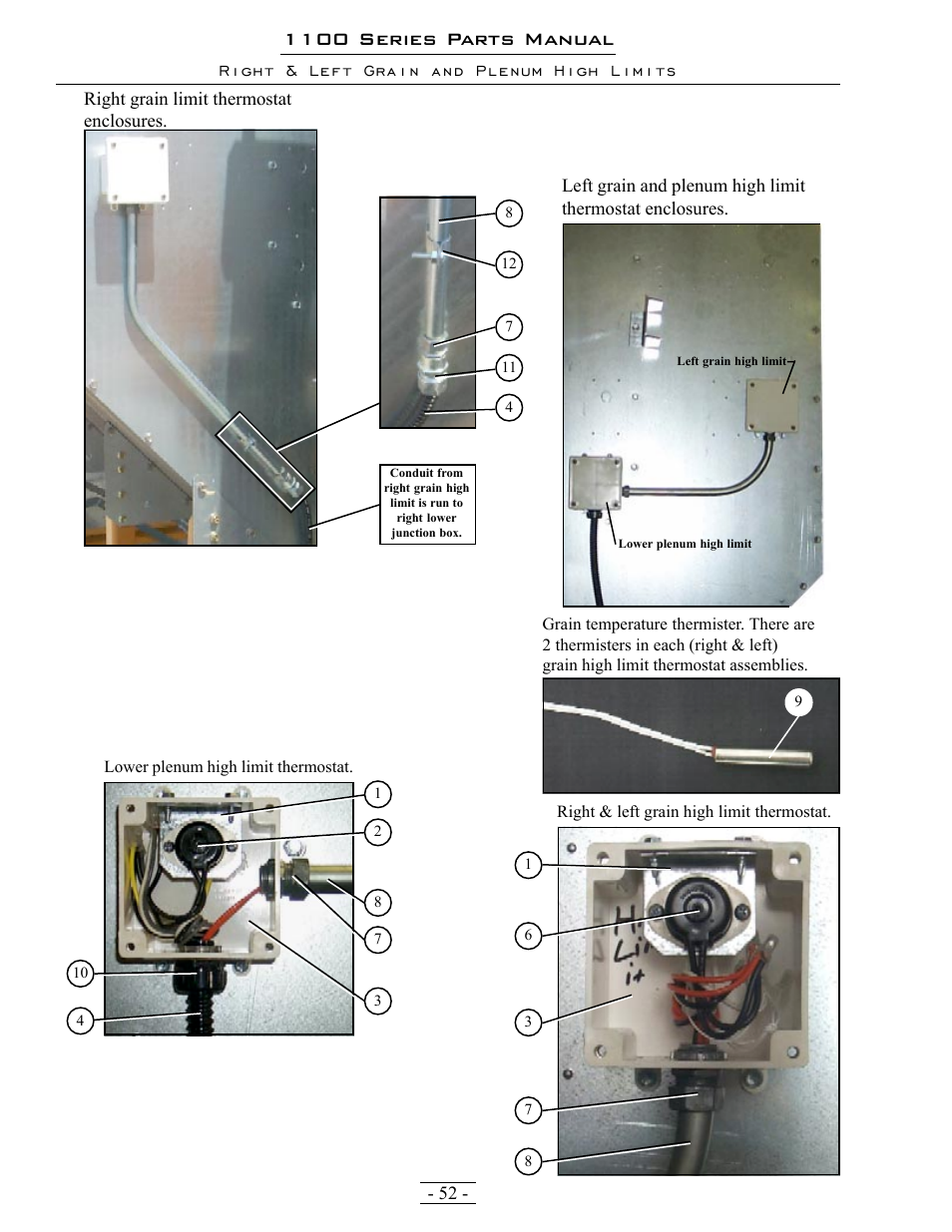 1100 series parts manual | Grain Systems PNEG-1363 User Manual | Page 52 / 75