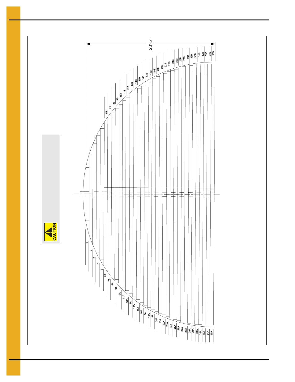 42' cut-lok/cor-lok plank order, Chapter 7 42' cut-lok/cor-lok plank order, E bin | Yout | Grain Systems Bin Flooring PNEG-221 User Manual | Page 16 / 38