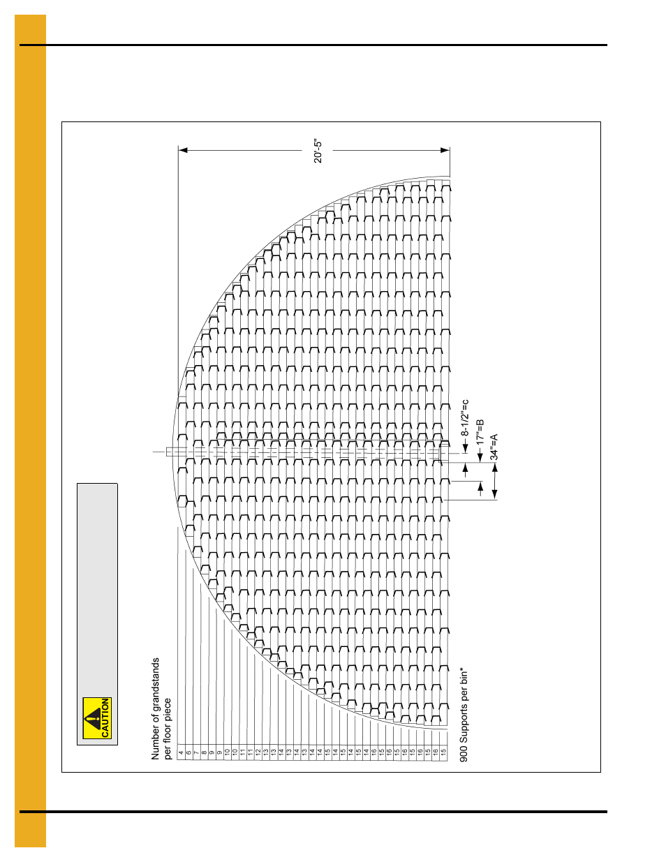 42' grandstand layouts, 33' maximum wall height | Grain Systems Bin Flooring PNEG-221 User Manual | Page 26 / 38