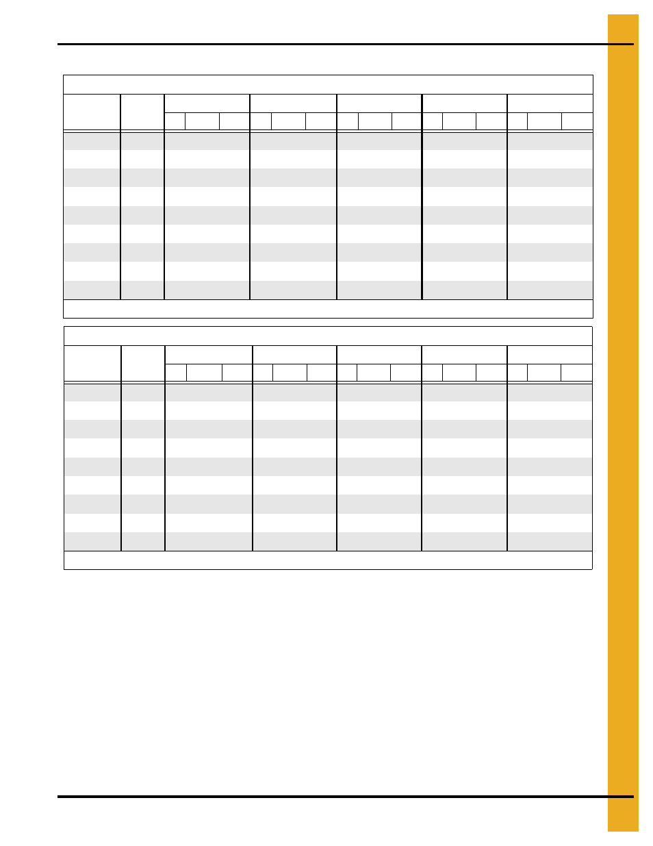 The chart, Air flow support instructions | Grain Systems Bin Flooring PNEG-221 User Manual | Page 33 / 38