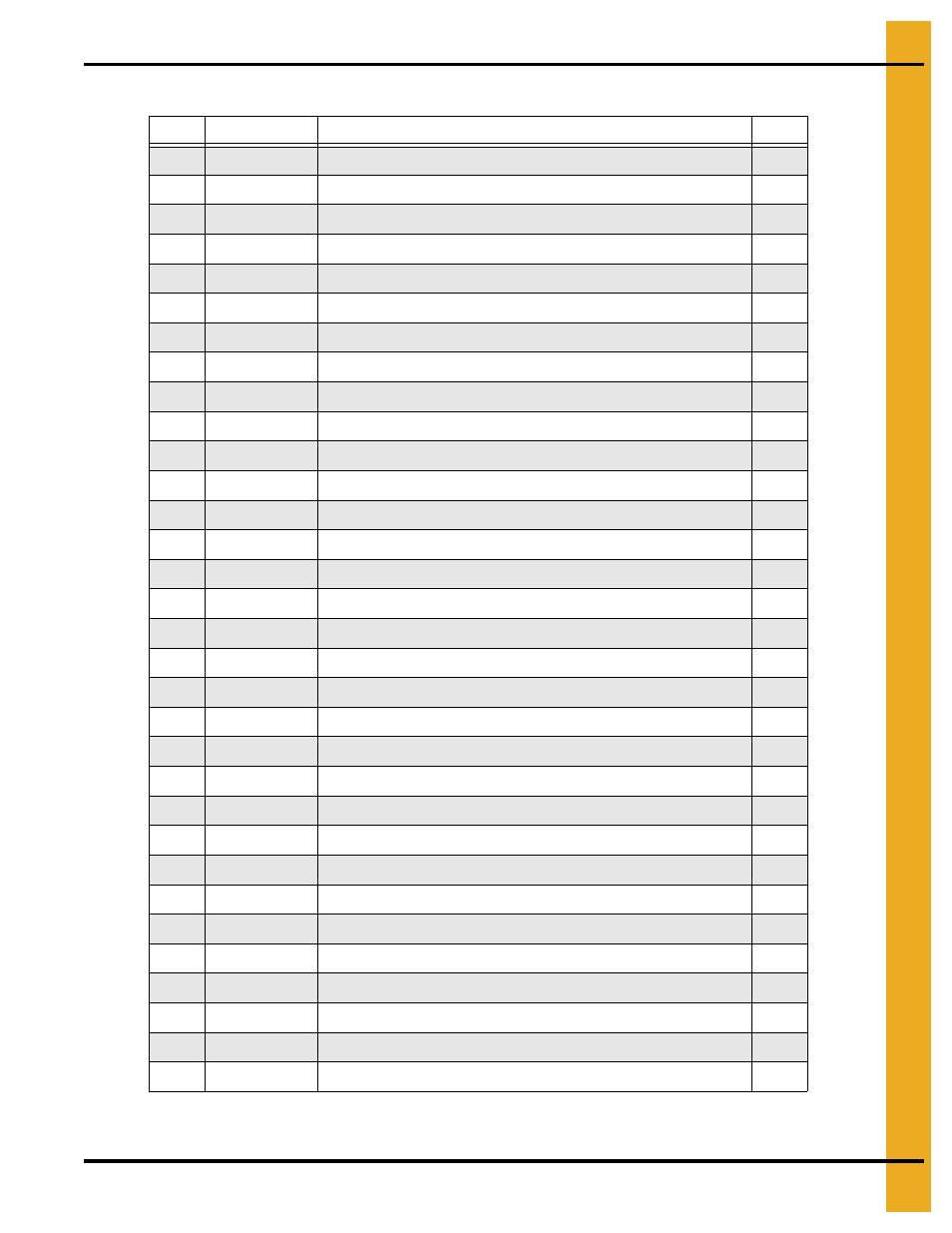 Parts list | Grain Systems Bucket Elevtors, Conveyors, Series II Sweeps PNEG-1895 User Manual | Page 39 / 62