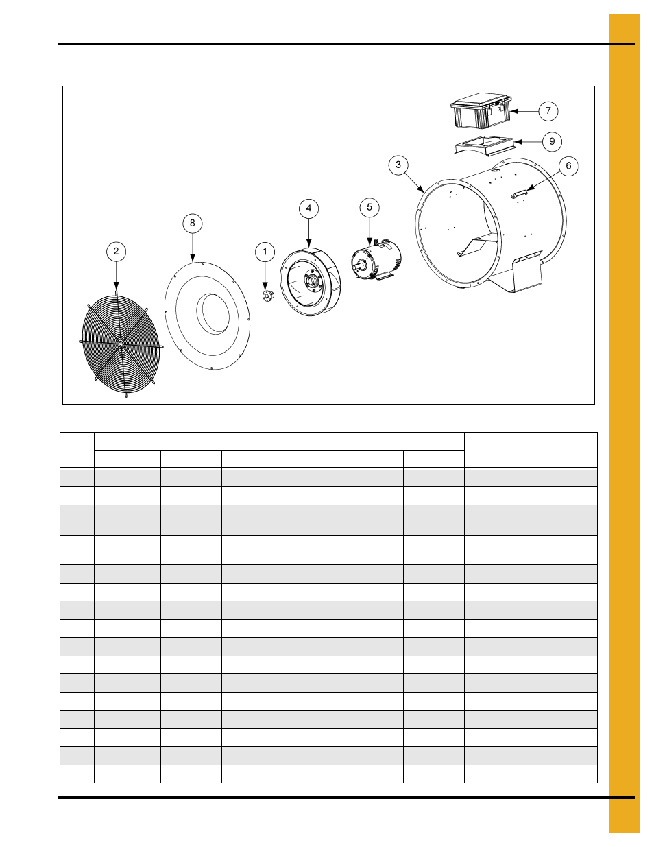 Parts list, Chapter 9 parts list, 18"-28" inline parts | Grain Systems PNEG-119 User Manual | Page 19 / 30