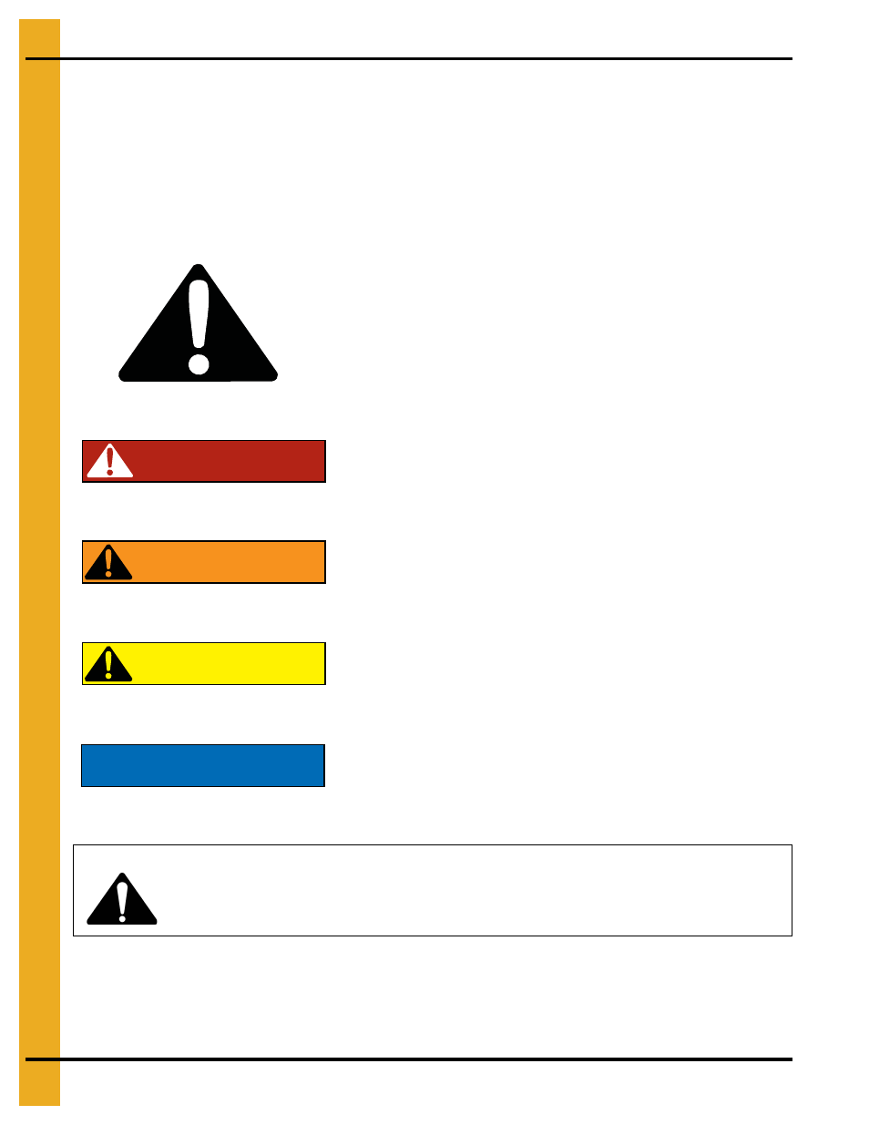 Safety, Chapter 1 safety, Safety guidelines | Danger, Warning caution notice | Grain Systems PNEG-119 User Manual | Page 4 / 30