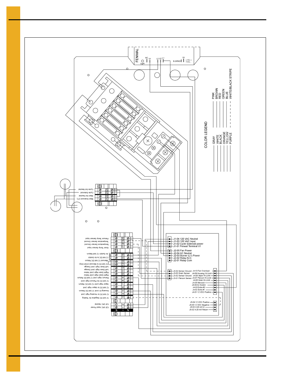 Vision schematics and wiring diagrams, Chapter 13 vision schematics and wiring diagrams, Fan/heater standard | Grain Systems PNEG-1702 User Manual | Page 108 / 142