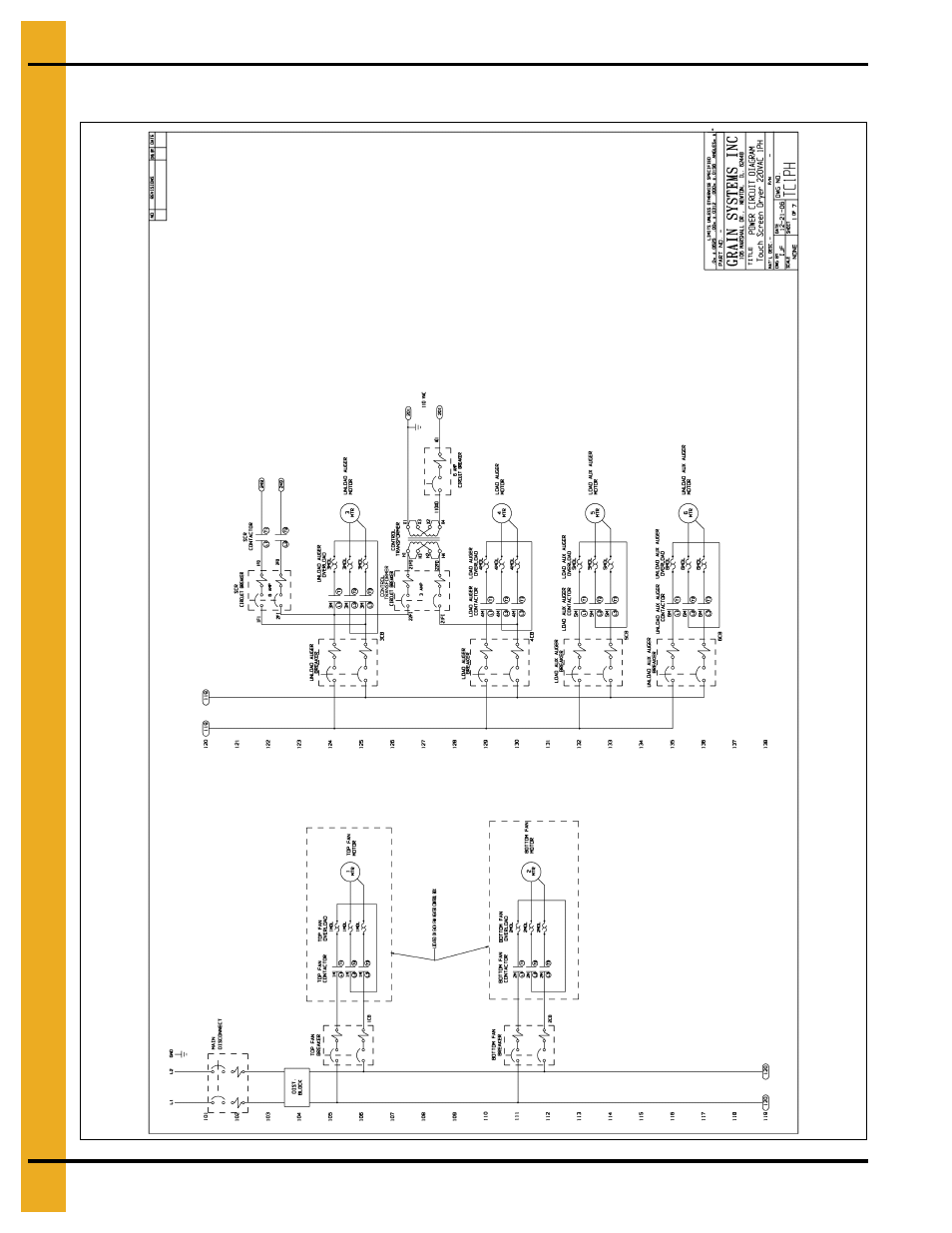 220 vac 1 phase | Grain Systems PNEG-1702 User Manual | Page 134 / 142