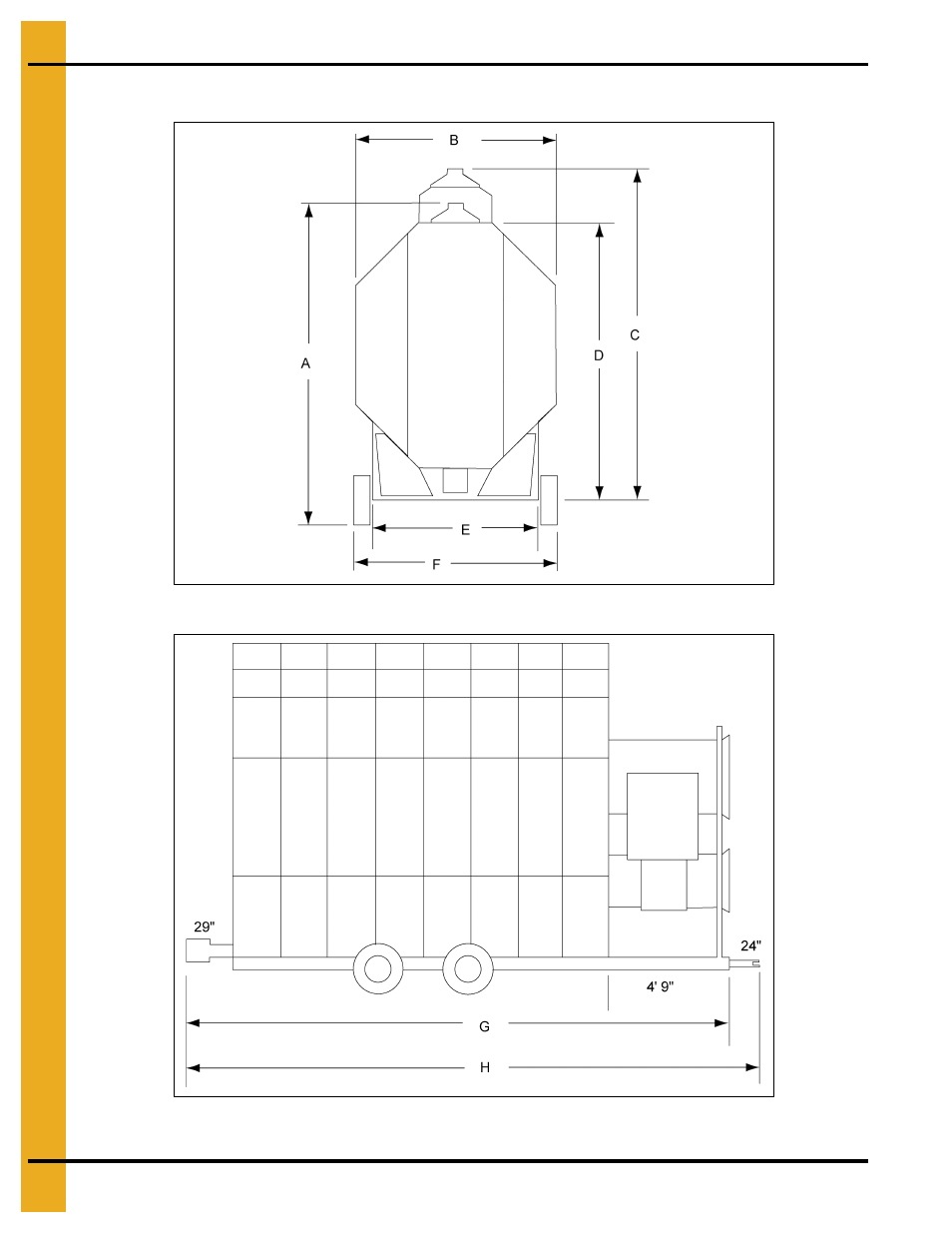 Specifications, Chapter 5 specifications, Ffi dimensions | Grain Systems PNEG-1702 User Manual | Page 24 / 142