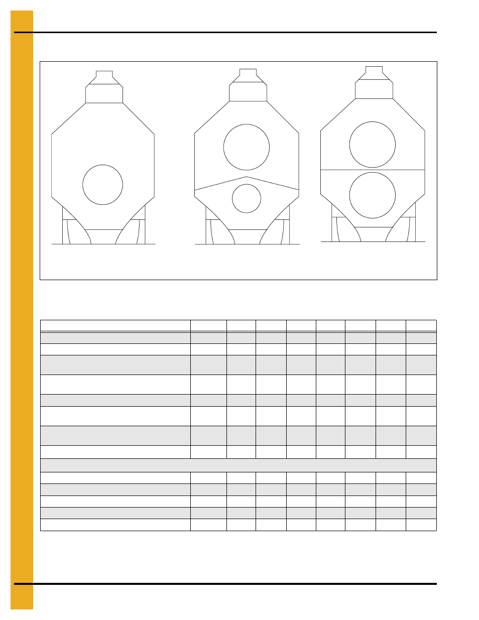 Gsi specifications, Specifications, 1100 series dryer specifications | Grain Systems PNEG-1702 User Manual | Page 30 / 142