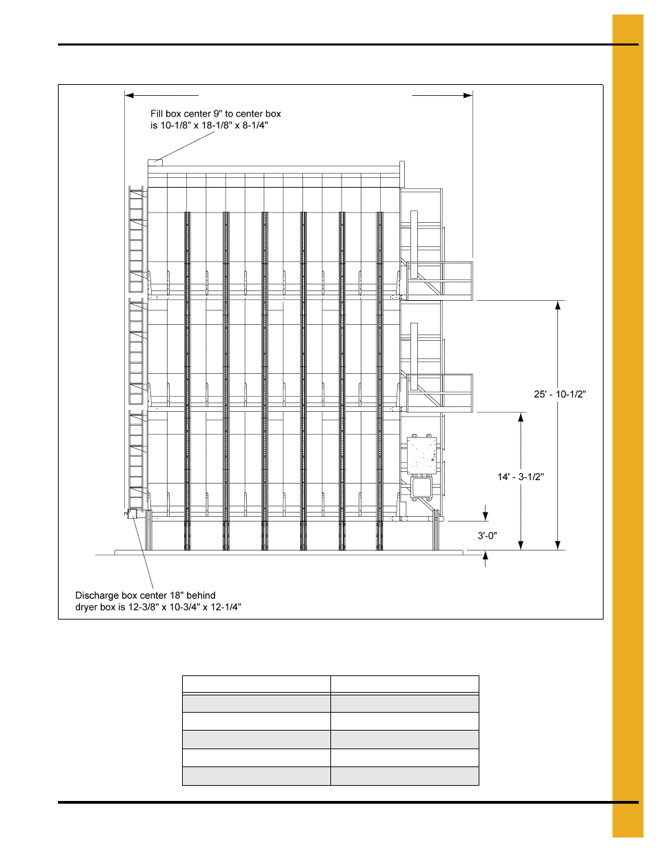 All stack dimensions (continued), Specifications | Grain Systems PNEG-1702 User Manual | Page 33 / 142