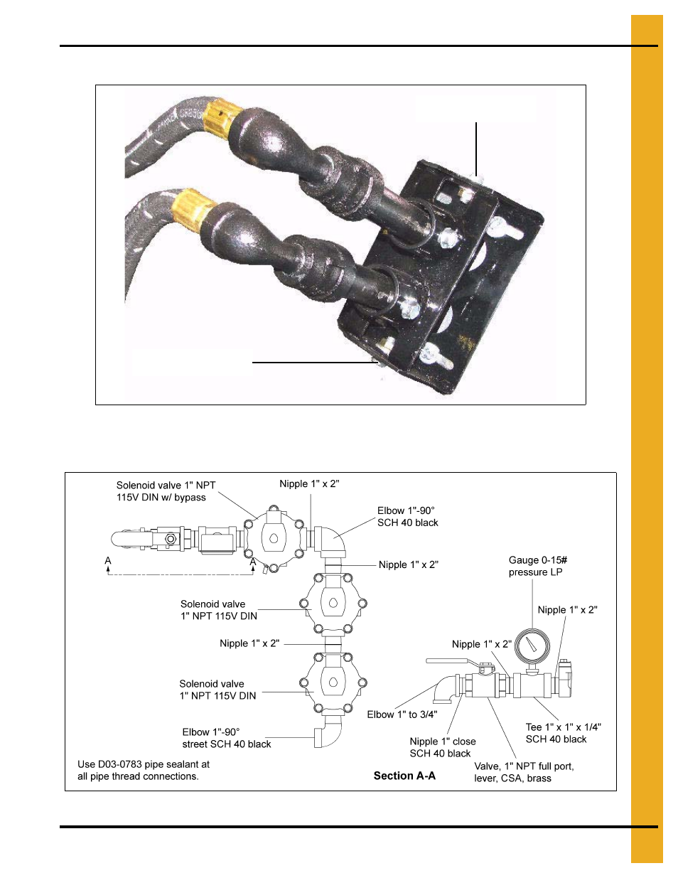 Lp vaporizer coil adjustment, Ng fan/heater pipe train | Grain Systems PNEG-1702 User Manual | Page 73 / 142