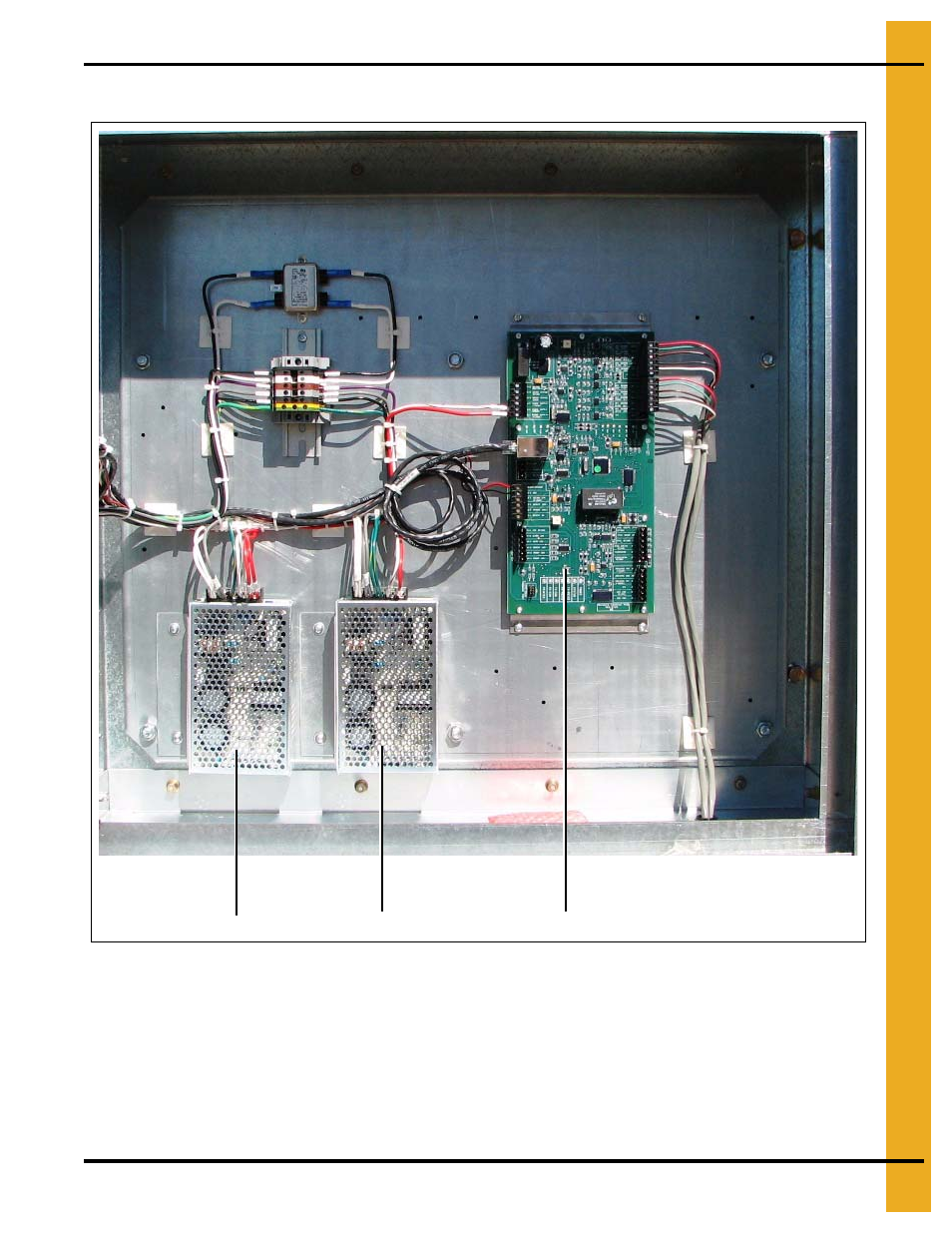 Vision lower control box (back panel), Vision/competitor illustrations | Grain Systems PNEG-1702 User Manual | Page 79 / 142