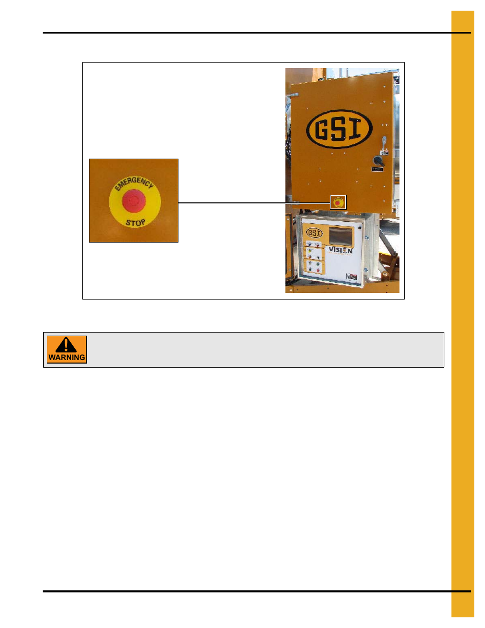 Emergency stop switch | Grain Systems PNEG-1702 User Manual | Page 9 / 142