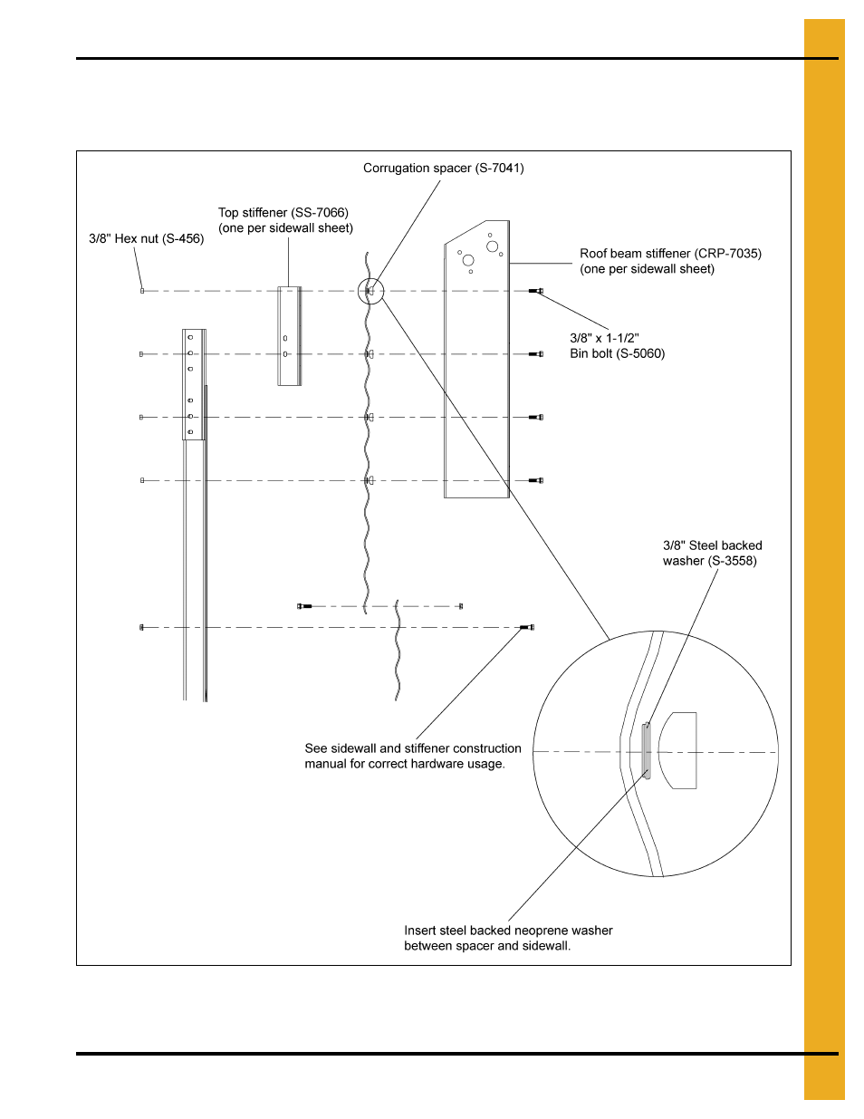 42' roof instructions, Chapter 3 42' roof instructions, 42' diameter high wind roof rafter instructions | Grain Systems Bin Accessories PNEG-1882 User Manual | Page 11 / 20