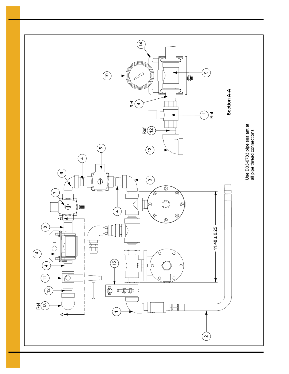 28" and 36" lp csa pipe train (pta-36lp-csa) | Grain Systems PNEG-1763 User Manual | Page 14 / 62