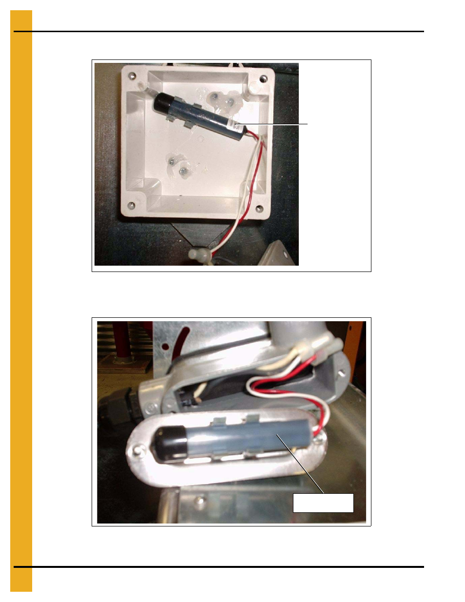 Fill switch assembly (cover removed), Discharge switch (cover opened) | Grain Systems PNEG-1763 User Manual | Page 8 / 62