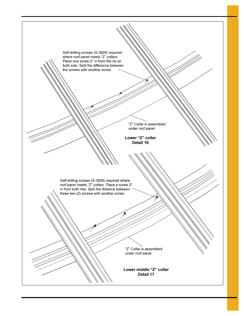 60' high wind roof instructions | Grain Systems Bin Accessories PNEG-1839 User Manual | Page 21 / 26