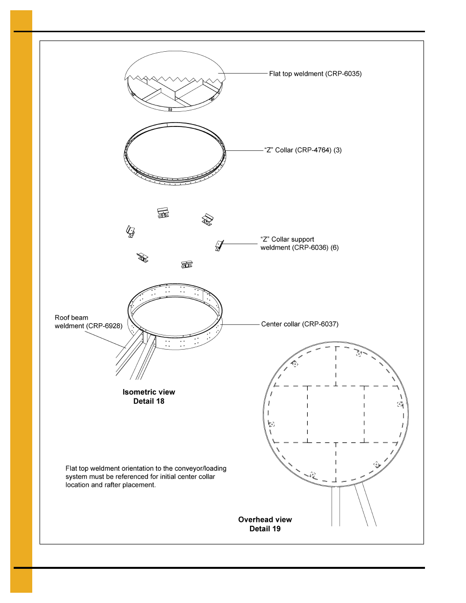 60' high wind roof instructions | Grain Systems Bin Accessories PNEG-1839 User Manual | Page 22 / 26