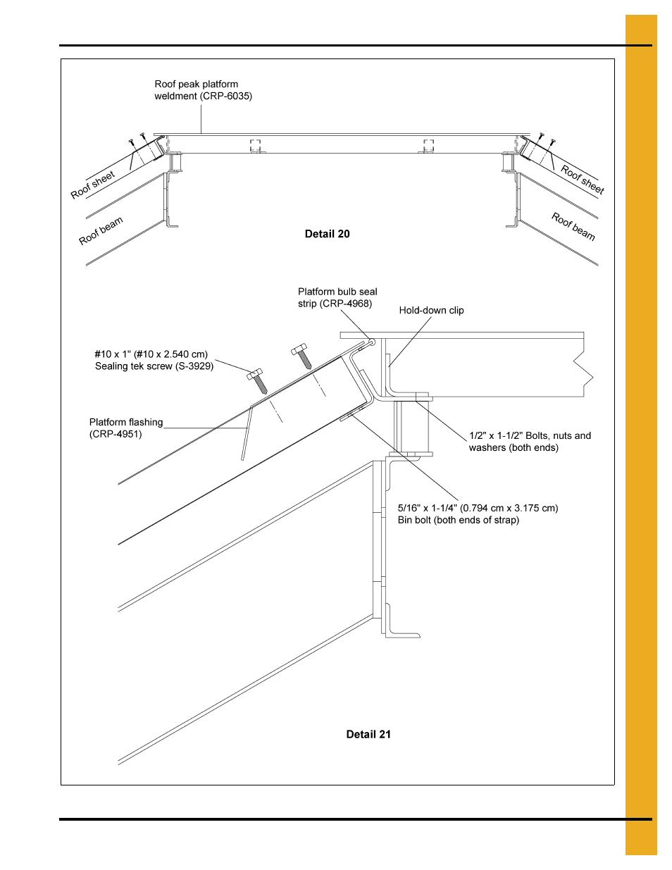 60' high wind roof instructions | Grain Systems Bin Accessories PNEG-1839 User Manual | Page 23 / 26