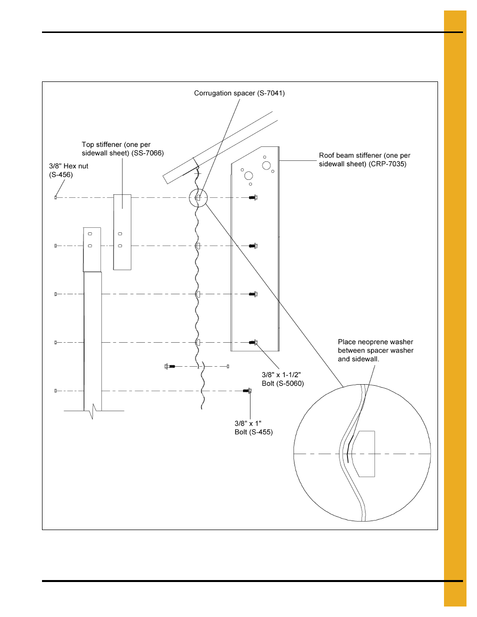 Special 48' roof instructions, Chapter 3 special 48' roof instructions, 48' diameter high wind roof rafter instructions | Grain Systems Bin Accessories PNEG-1838 User Manual | Page 11 / 22