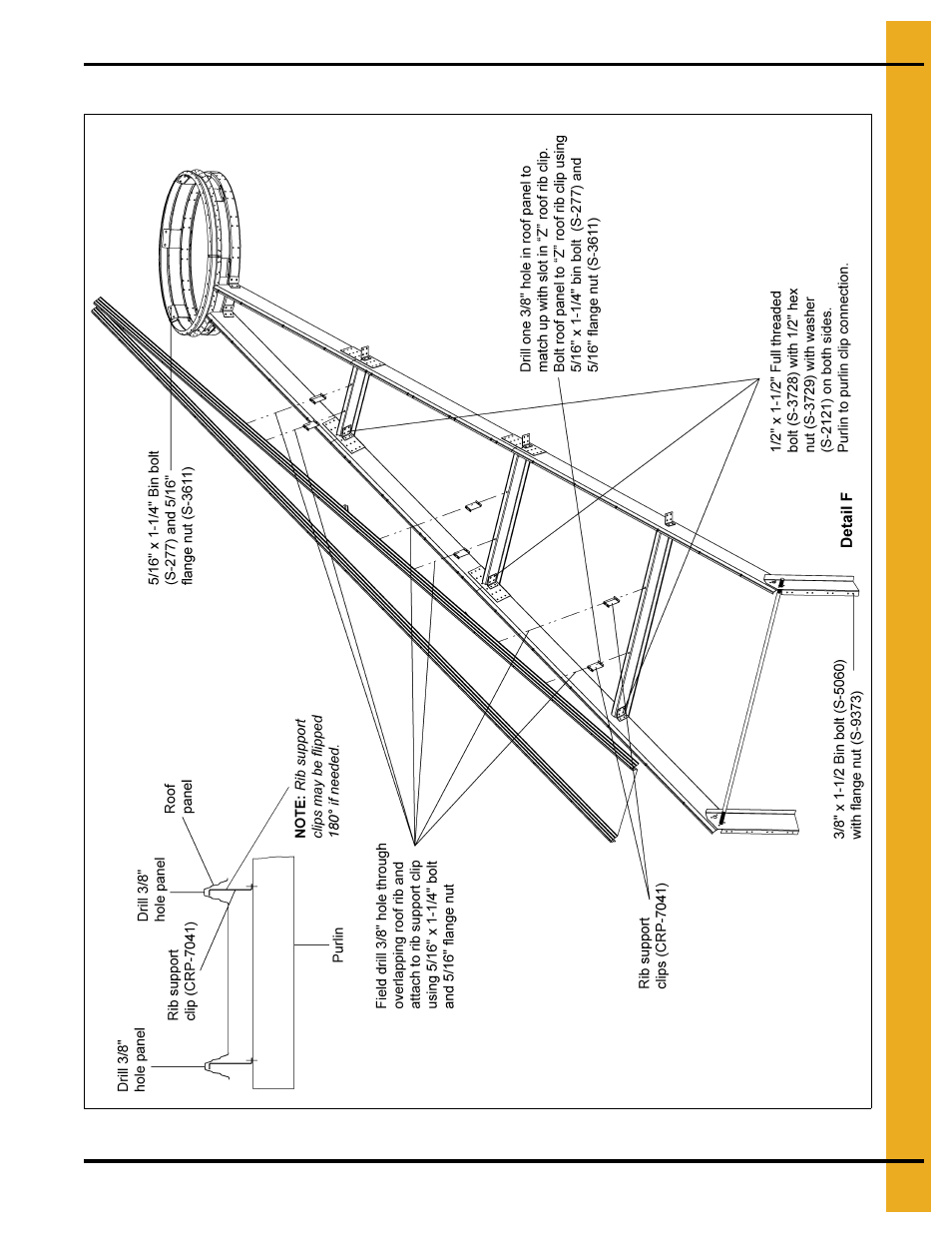 And 19, For s, 48' diameter high wind roof rafter (continued) | Grain Systems Bin Accessories PNEG-1838 User Manual | Page 19 / 22