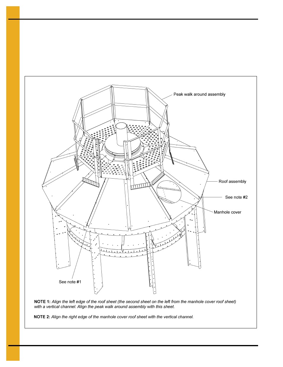 Installation, Chapter 1 installation, Roof assembly | Grain Systems PNEG-1754 User Manual | Page 4 / 80