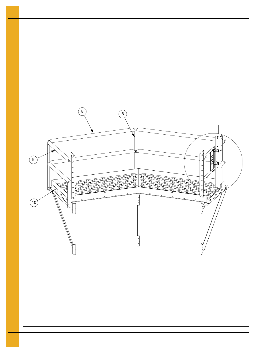 18' offset platform package (gt4-1047-18a), Parts list | Grain Systems PNEG-1754 User Manual | Page 46 / 80