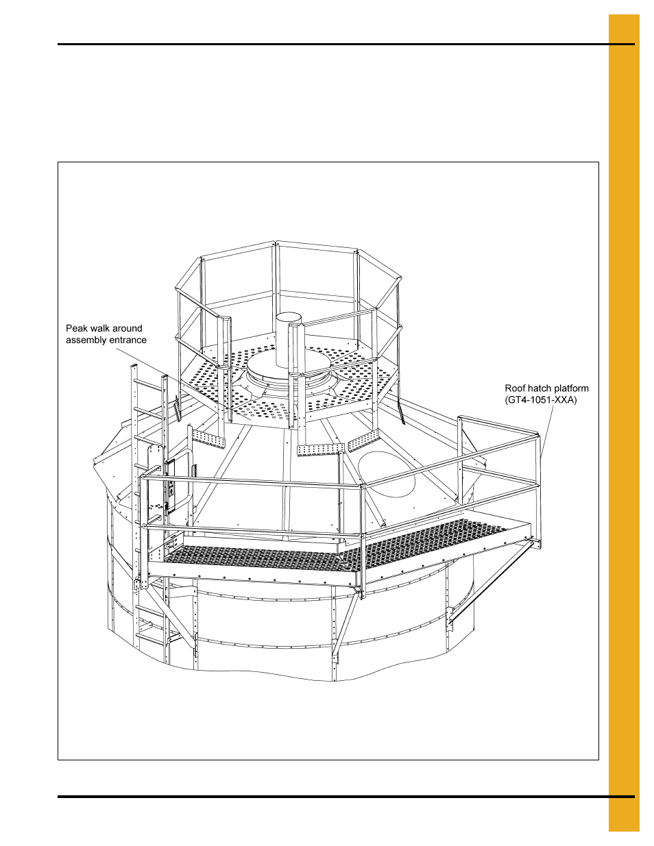 Roof hatch platform assembly | Grain Systems PNEG-1754 User Manual | Page 5 / 80