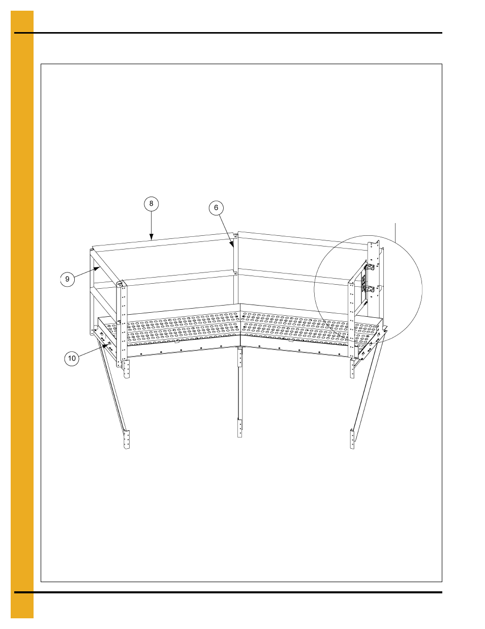 24' offset platform package (gt4-1047-24a), Parts list | Grain Systems PNEG-1754 User Manual | Page 50 / 80