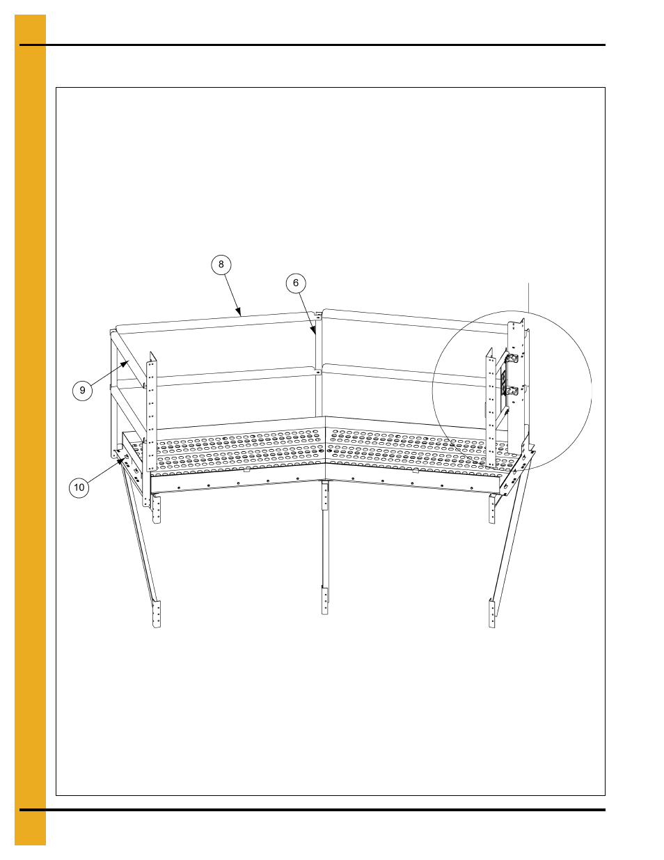 30' offset platform package (gt4-1047-30a), Parts list | Grain Systems PNEG-1754 User Manual | Page 54 / 80