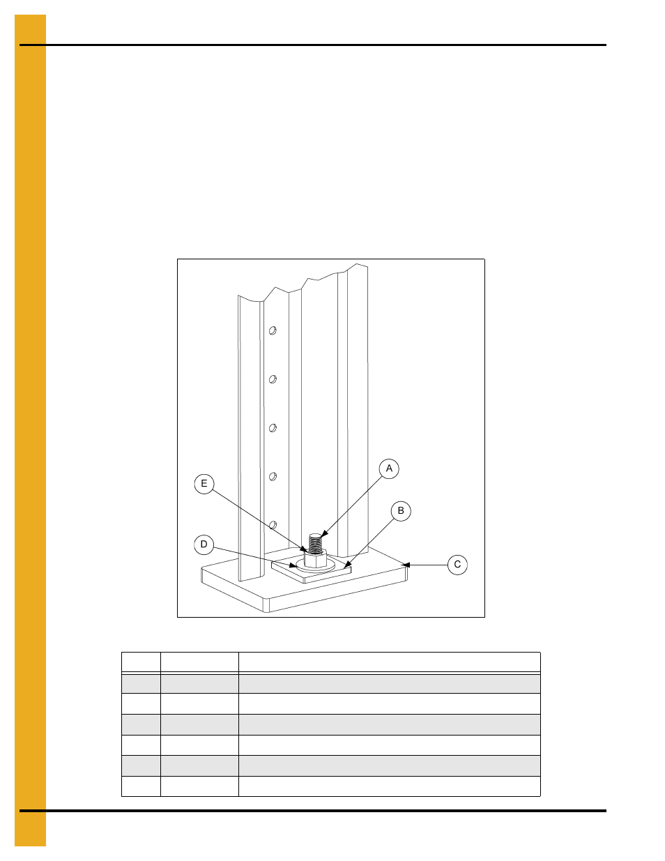 Anchor bolt washer installation, Base angle installation | Grain Systems Tanks PNEG-4042 User Manual | Page 70 / 104