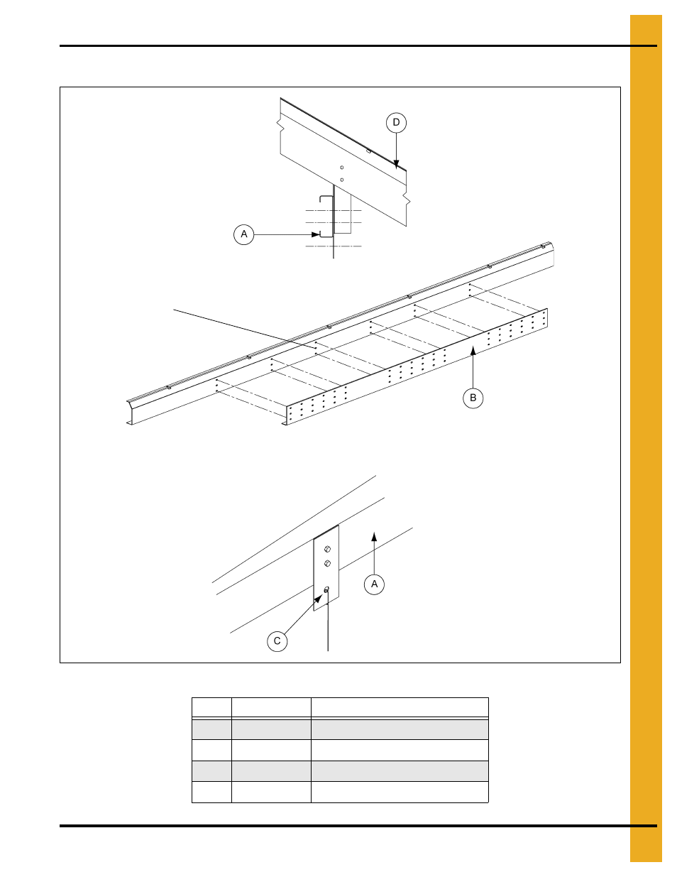 Ated in, 42' and 48' roof truss details (continued), Roof truss details | Grain Systems Tanks PNEG-4042 User Manual | Page 95 / 104