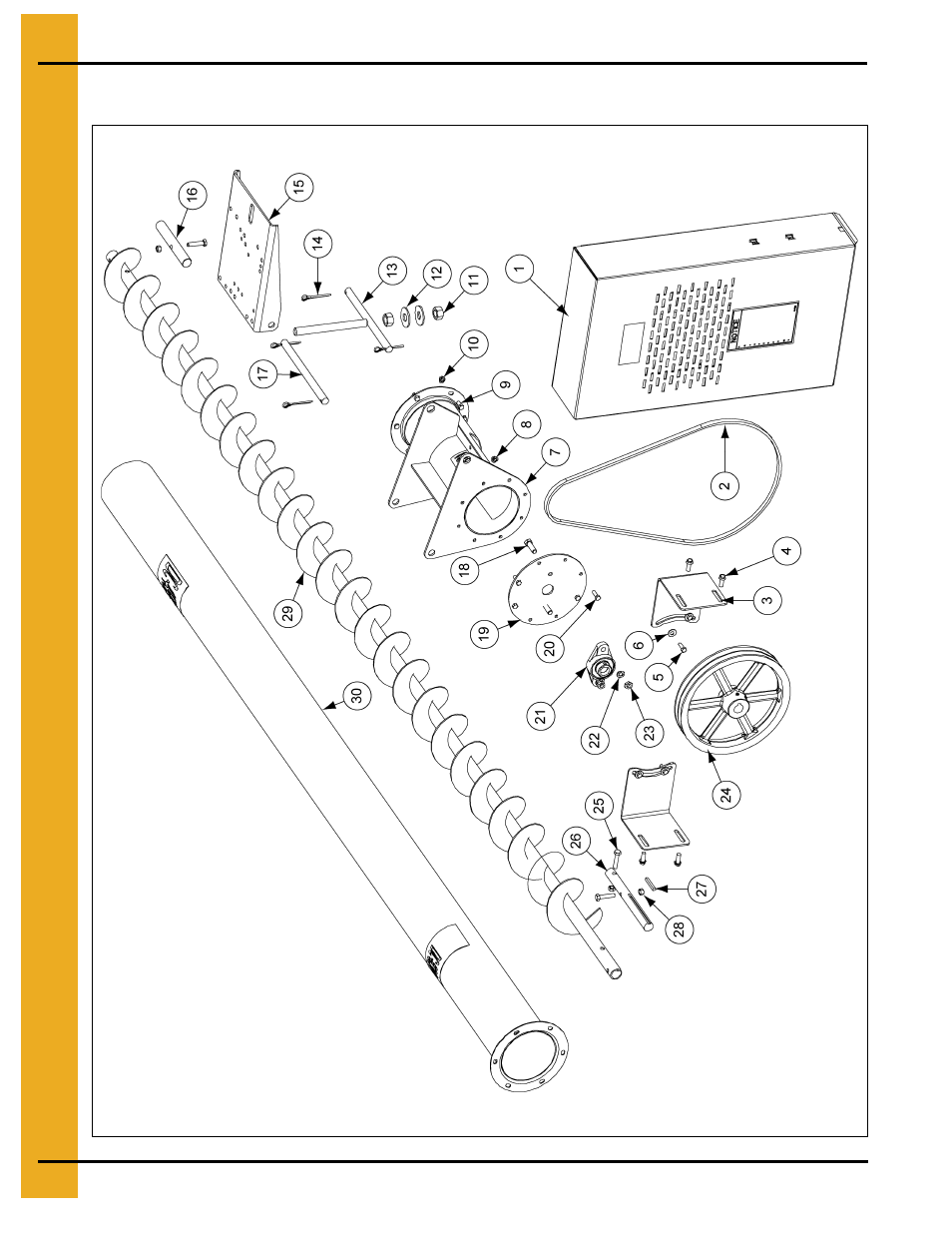 6" custom auger parts | Grain Systems Custom, Utility and Bulk Tank Augers PNEG-1445 User Manual | Page 38 / 54