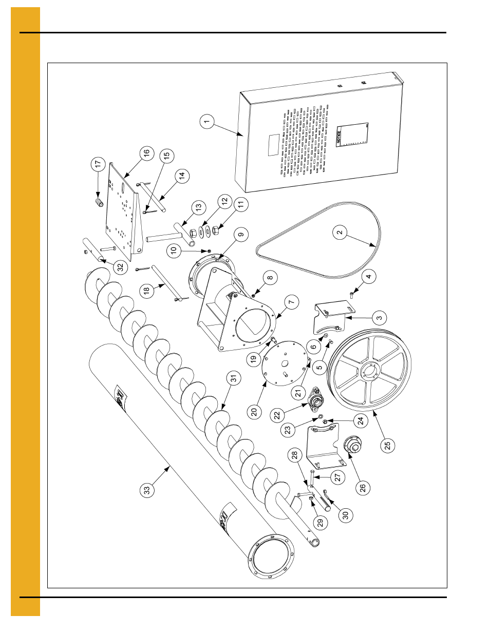 8" custom auger parts | Grain Systems Custom, Utility and Bulk Tank Augers PNEG-1445 User Manual | Page 40 / 54