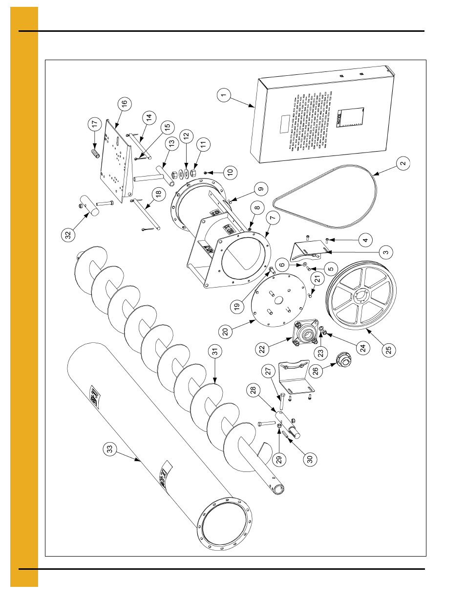 12" custom auger parts | Grain Systems Custom, Utility and Bulk Tank Augers PNEG-1445 User Manual | Page 48 / 54