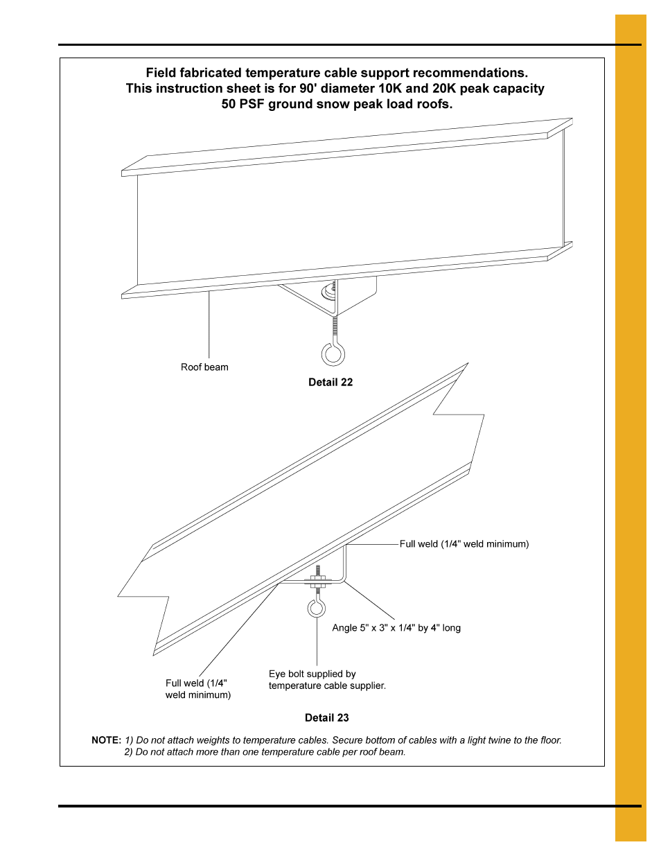 90' diameter roof instructions | Grain Systems Bin Accessories PNEG-1790 User Manual | Page 25 / 30