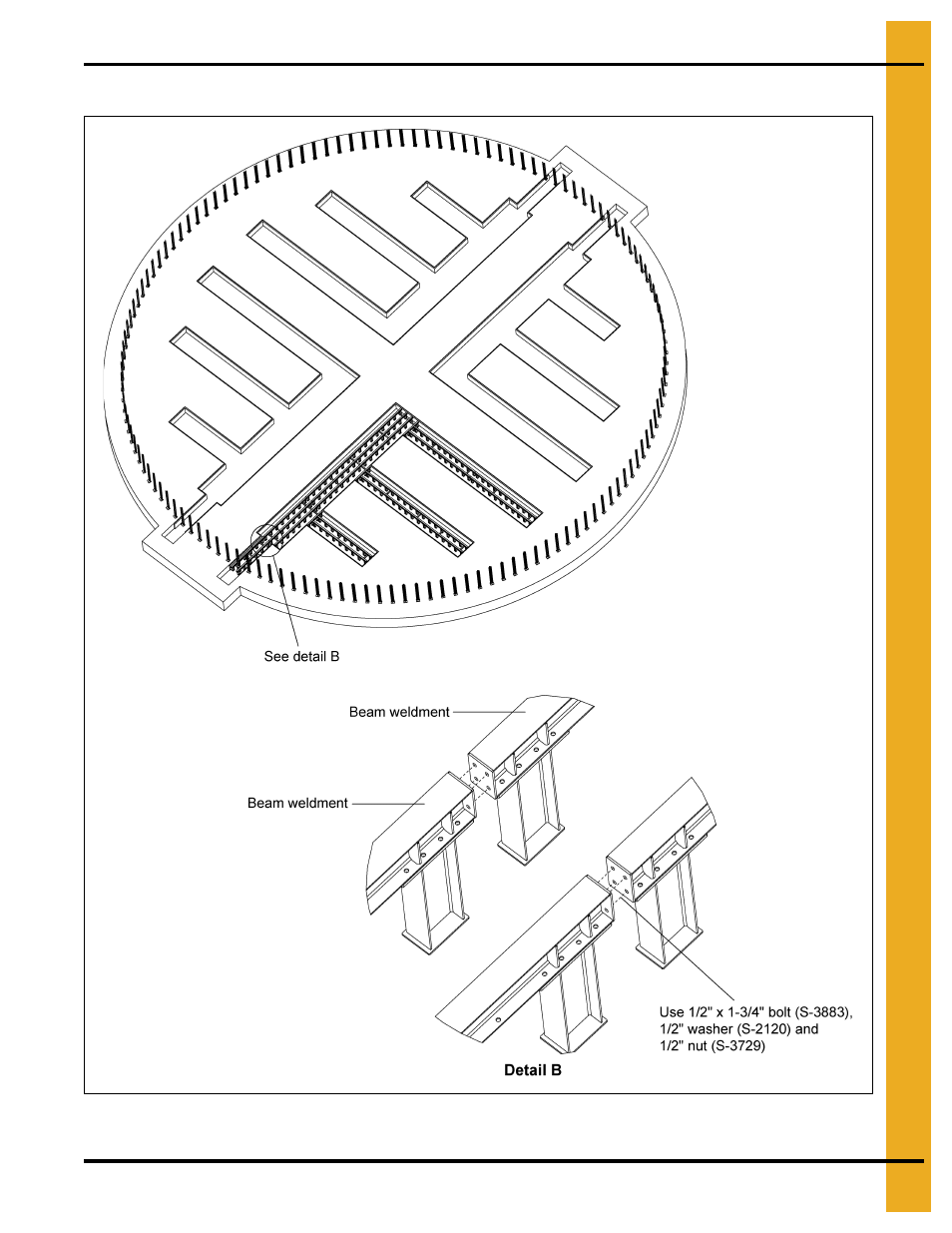 Assembly instructions | Grain Systems Bin Flooring PNEG-1809 User Manual | Page 9 / 16