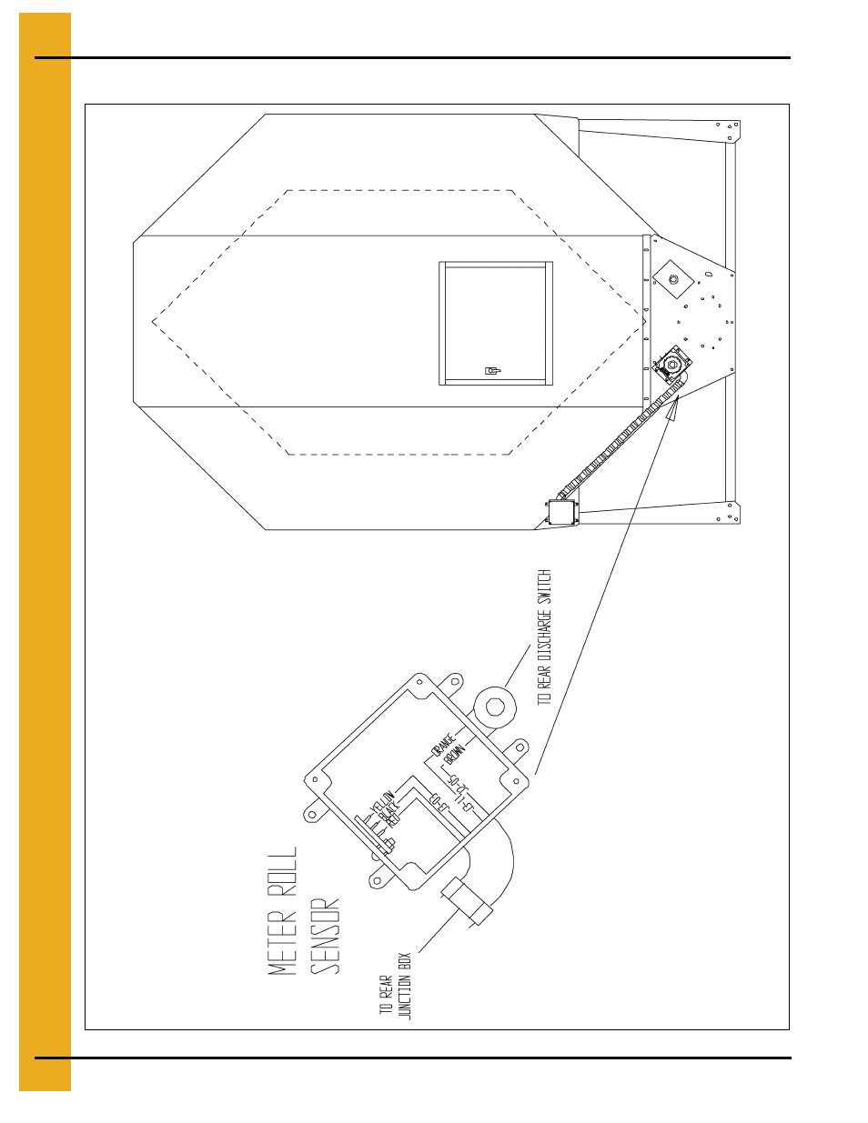 Network dryer meter roll sensor rearview (wiring) | Grain Systems PNEG-1181 User Manual | Page 56 / 76