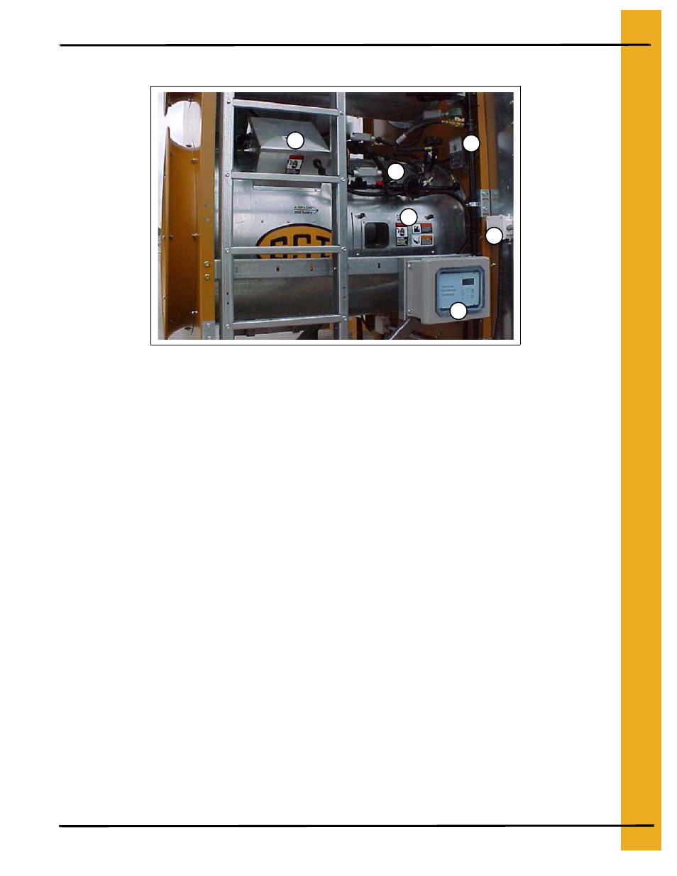 Dryer fan/can side view (part locations) | Grain Systems PNEG-1181 User Manual | Page 65 / 76