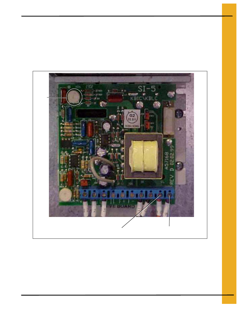 Setting scr board minimum voltage | Grain Systems PNEG-1181 User Manual | Page 71 / 76