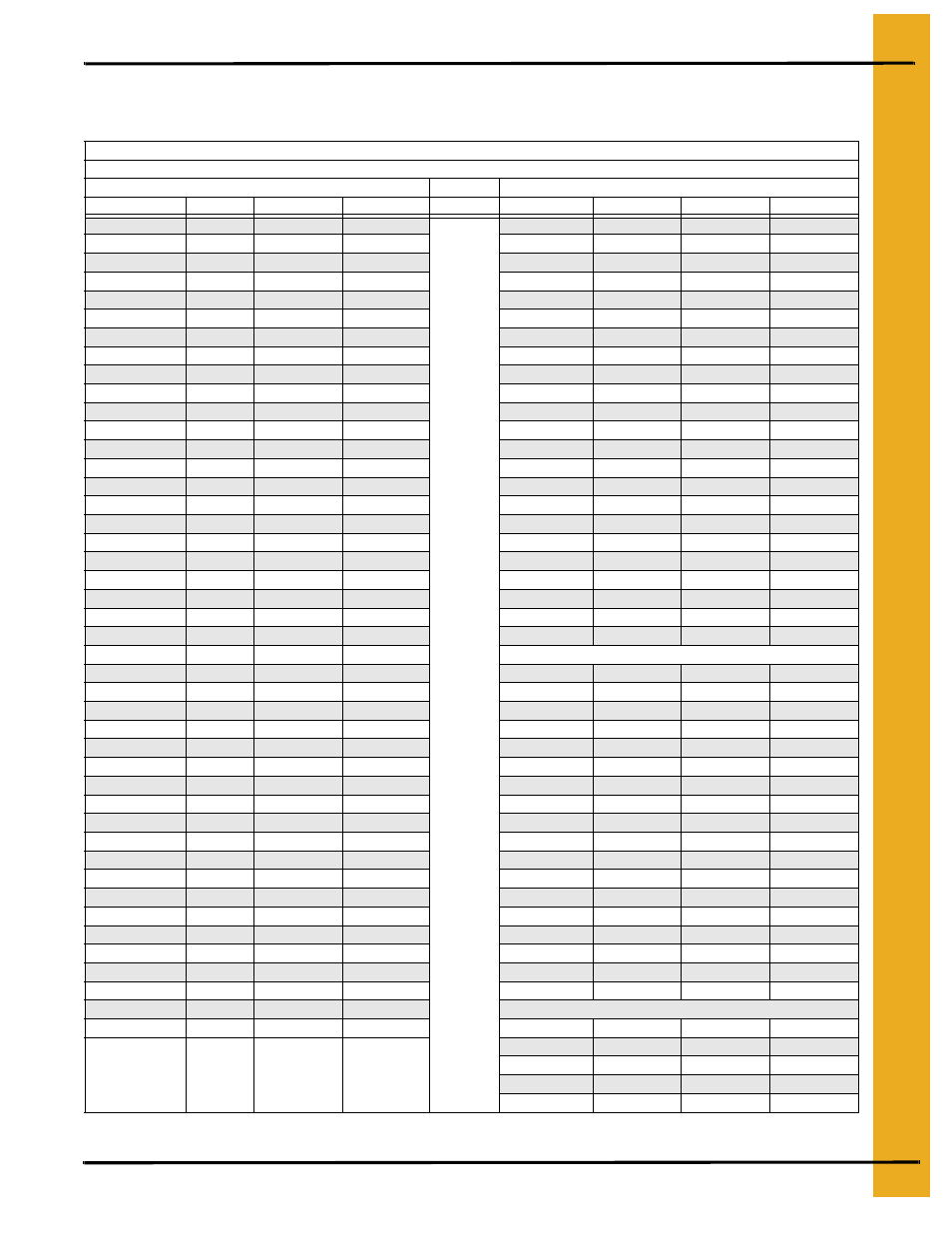 Overload cross reference chart (continued), Cross reference | Grain Systems PNEG-1181 User Manual | Page 73 / 76