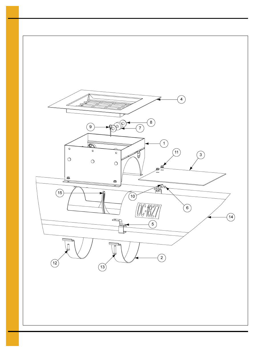 10" intermediate well parts | Grain Systems Unload Augers PNEG-1421 User Manual | Page 62 / 80