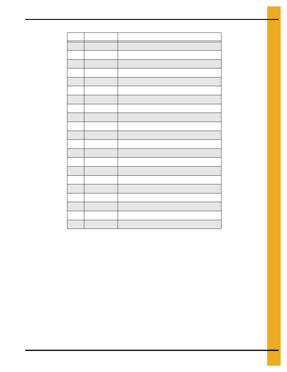 Parts list | Grain Systems Unload Augers PNEG-1421 User Manual | Page 71 / 80