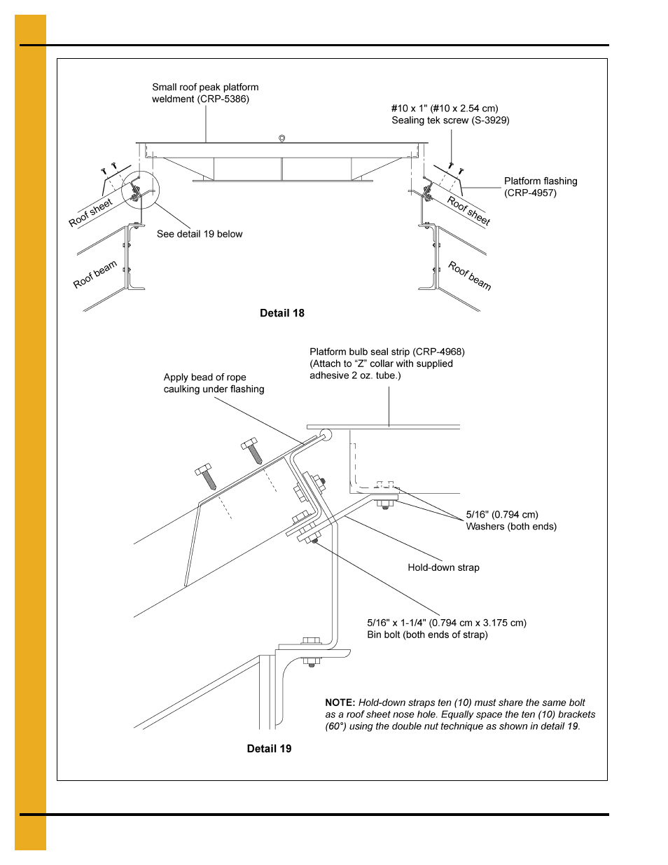 90' roof assembly instructions | Grain Systems Special Roofs PNEG-RE90-H User Manual | Page 22 / 26