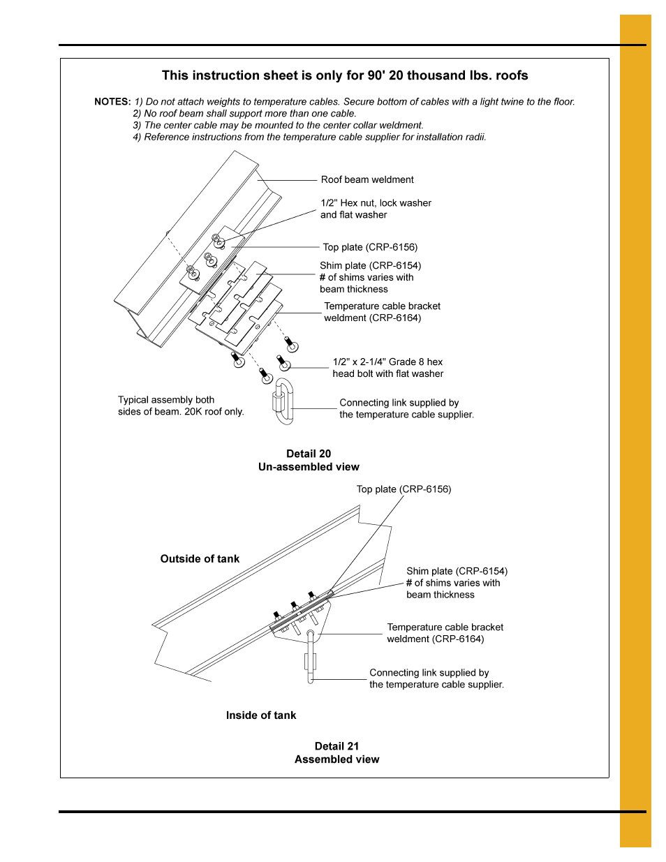 90' roof assembly instructions | Grain Systems Special Roofs PNEG-RE90-H User Manual | Page 23 / 26