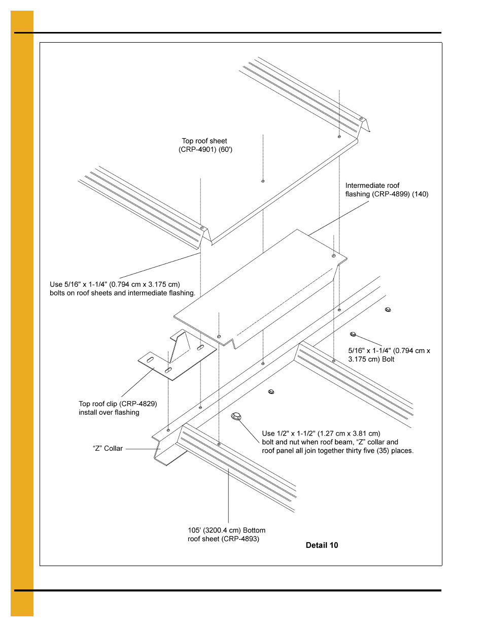 105' roof assembly instructions | Grain Systems Bin Accessories PNEG-1611 User Manual | Page 20 / 26